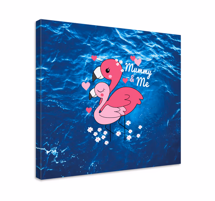 Rakkauslintujen eläin canvas taulu - Tenstickers