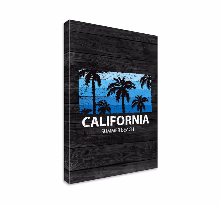 Palmupuut kaliforniassa canvas taulu - Tenstickers