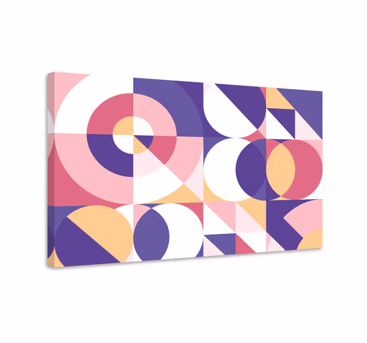 Abstrakteja hahmoja geometrinen taide geometrinen canvas - Tenstickers