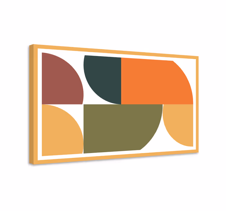 Abstrakti geometrinen taide geometrinen canvas - Tenstickers