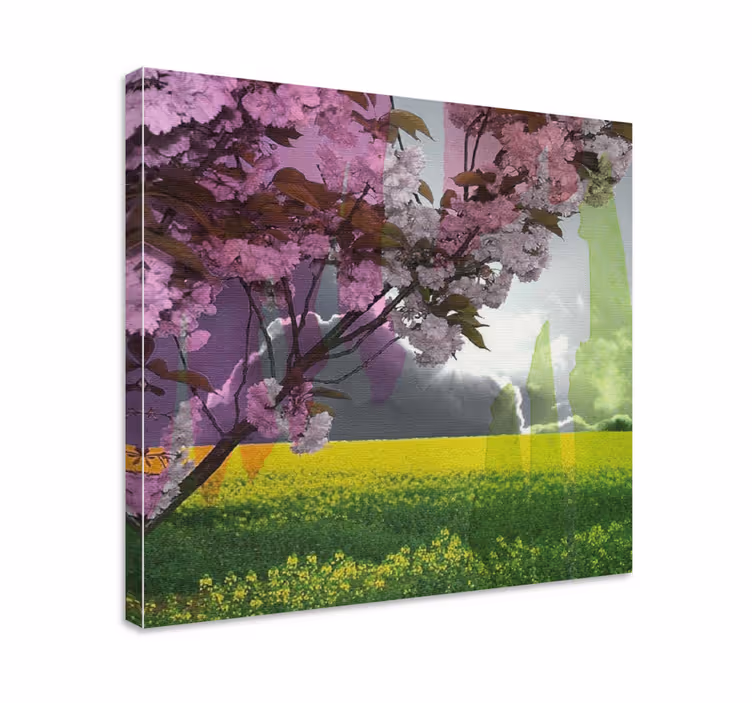 Kesäisin tunnelma canvas taulu kukka - Tenstickers