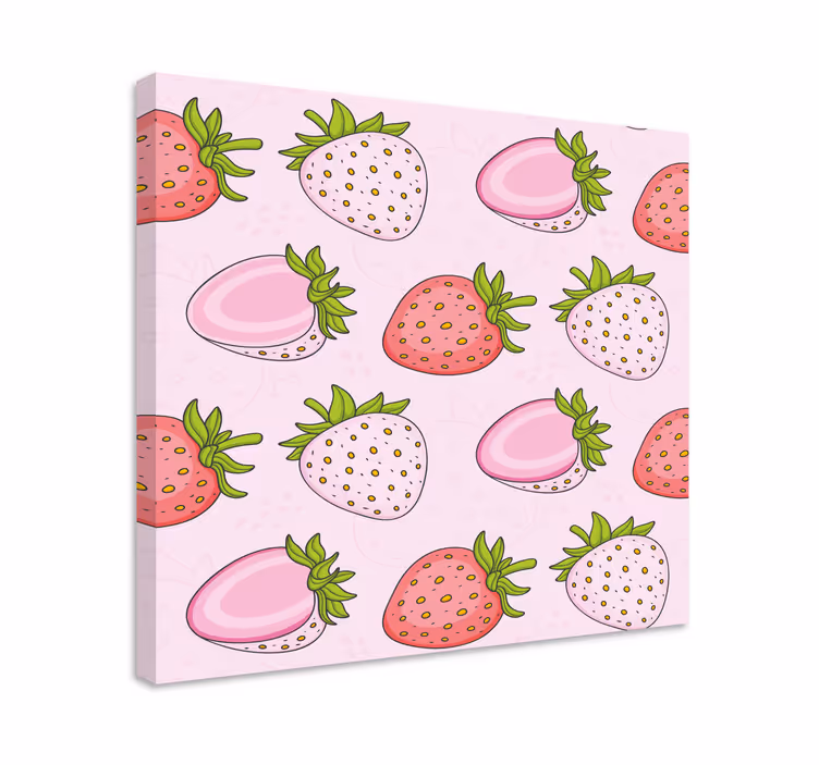 Hedelmäcanvas-taulu mansikkanautinto - Tenstickers