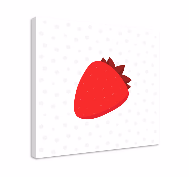 Mansikkamielihyvä hedelmä canvas taulu - Tenstickers