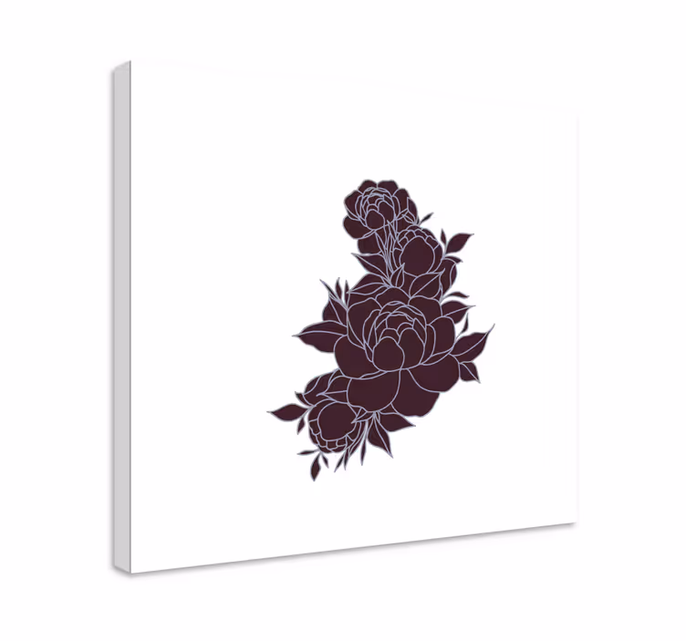 Runsas kukka-asetelma canvas-taulu - Tenstickers