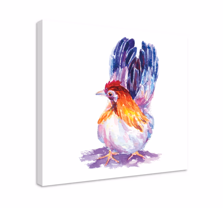 Klassisesti maalattu tipu lintu canvas - Tenstickers