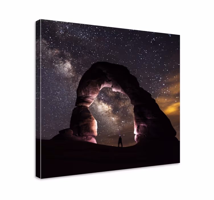 Tähtien täyttämä kaari canvas taulu - Tenstickers