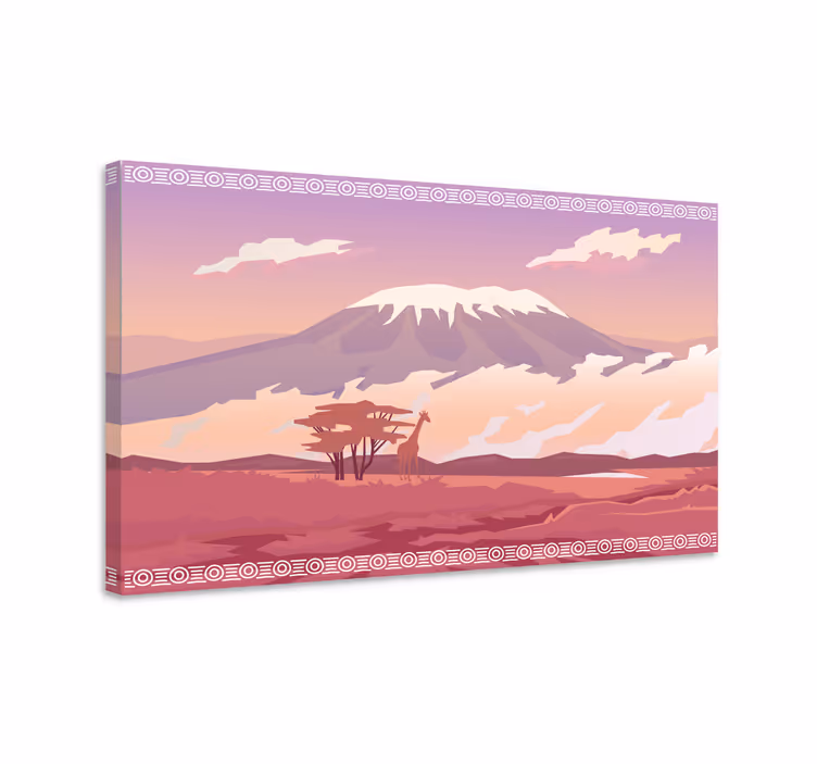 Kilimanjaro canvas taulu maisema - Tenstickers