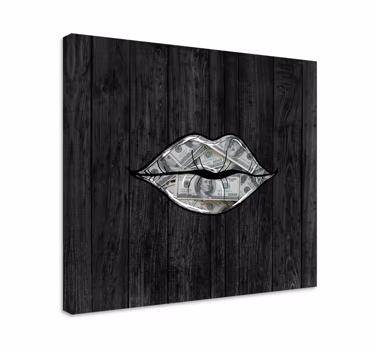 Rahasuukot koriste canvas taulu - Tenstickers