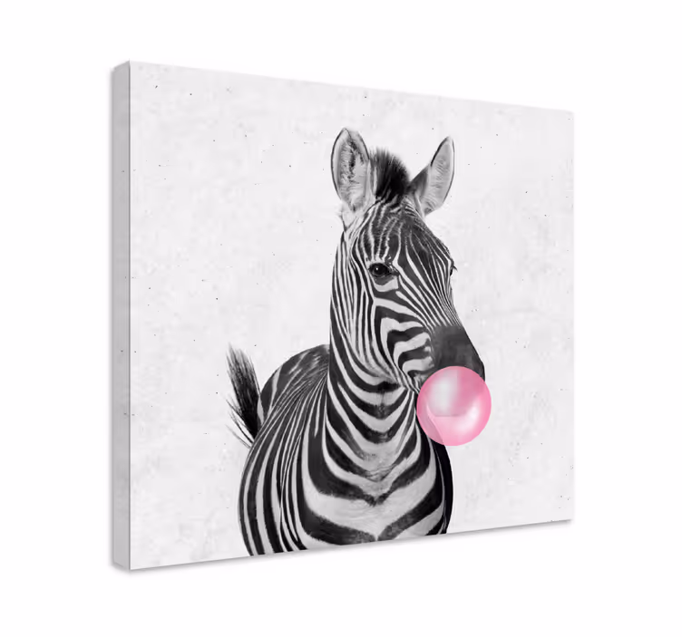 Seepra eläinten kupla moderni canvas - Tenstickers
