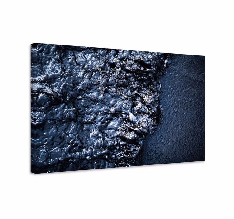 Rakenne mustalla pinnalla koriste canvas taulu - Tenstickers