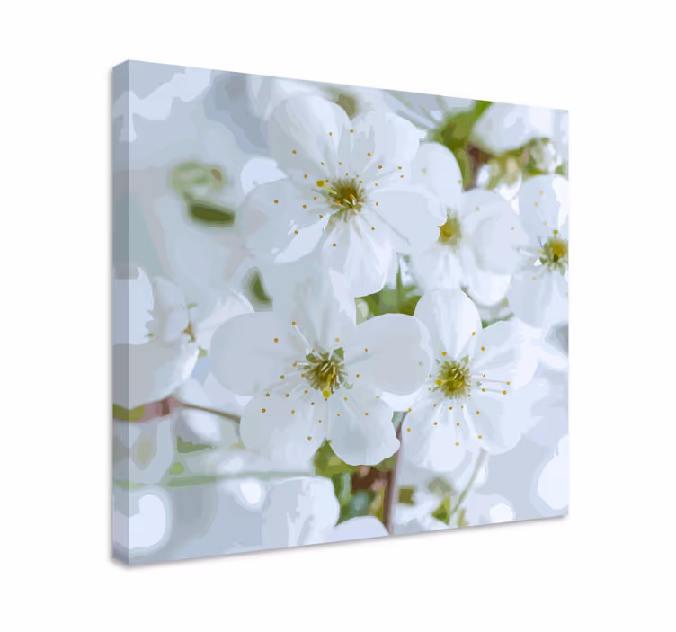 Kirsikkakukka kukkii canvas taulu - Tenstickers