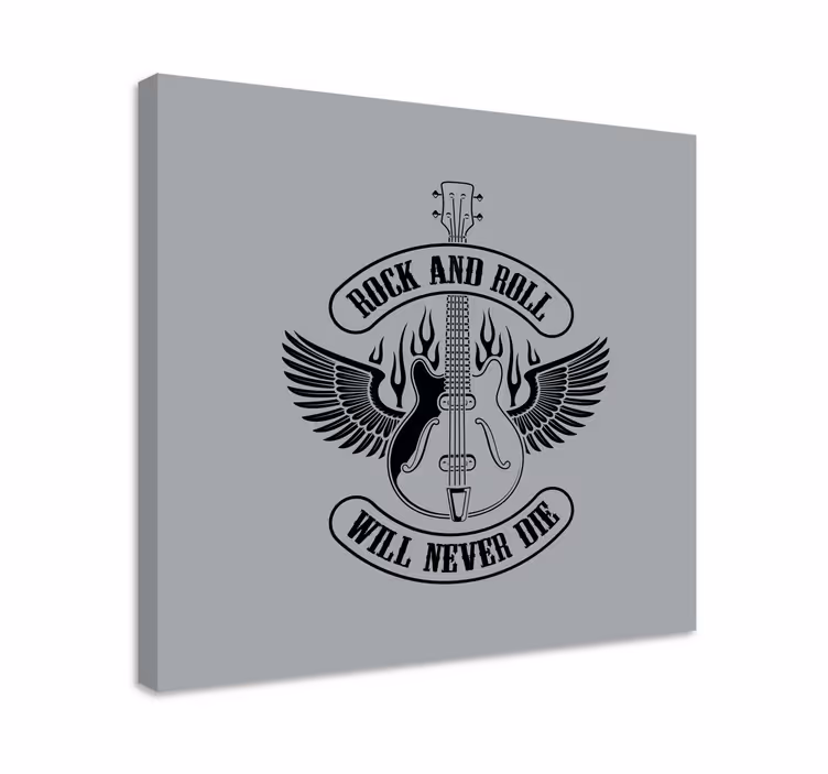Siivet kantava kitara canvas taulu - Tenstickers