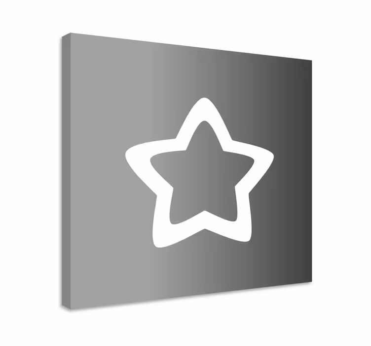 Tähtiraja koriste canvas taulu - Tenstickers
