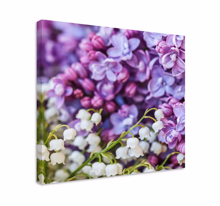 Liljat ja syreenit kukka ja kasvi canvas taulu - Tenstickers