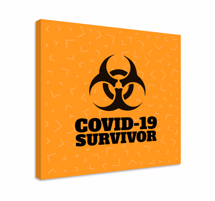 Selviytyjän sanonta canvas taulu - Tenstickers