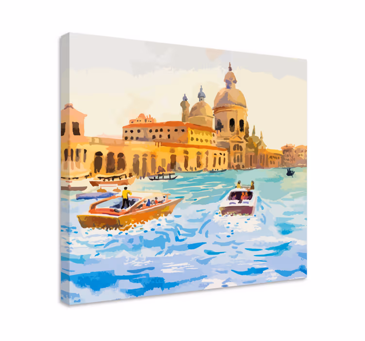 Grand canal venetsia canvas taulu maisema - Tenstickers