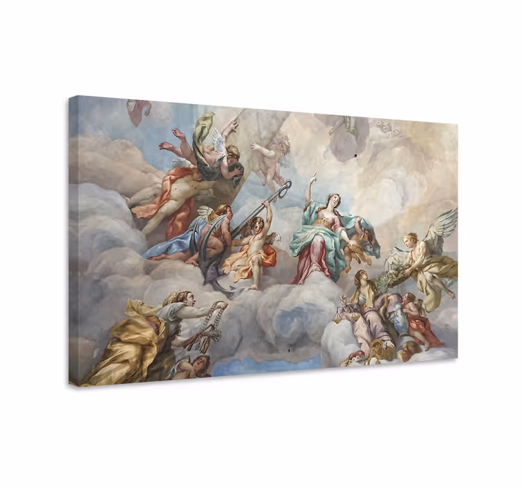 Myyttinen pilvikuvasto taide canvas taulu - Tenstickers