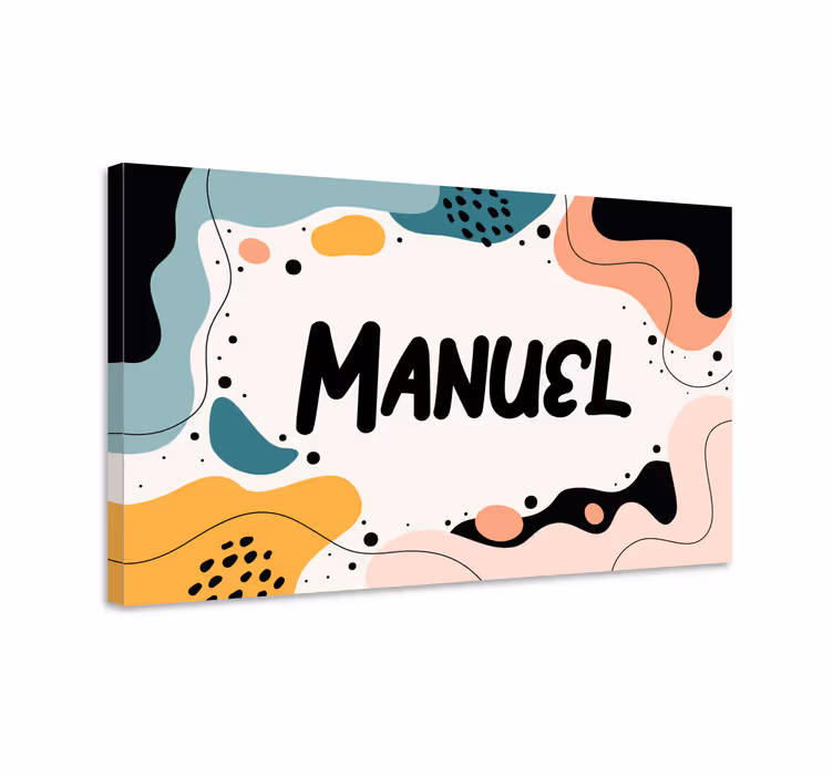 Herkkiä abstrakteja aaltoja canvas taulu omasta kuvasta - Tenstickers