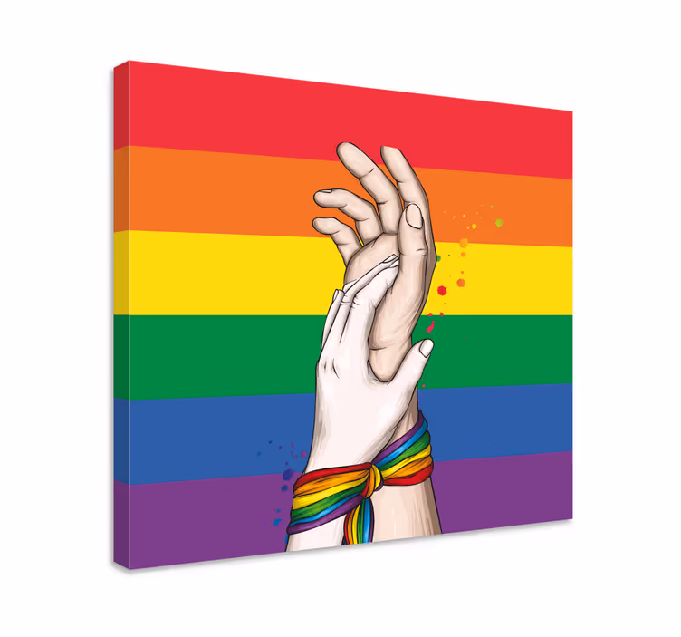 Yhtenäisyys monimuotoisuudessa canvas taulu sanonnat - Tenstickers