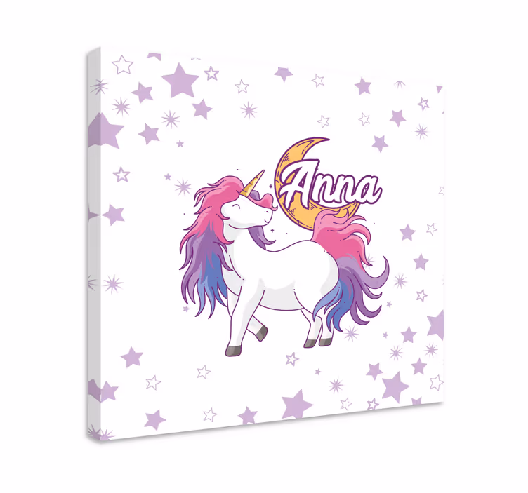 Yksisarvinen tähtitaivaan canvas-taulu - Tenstickers