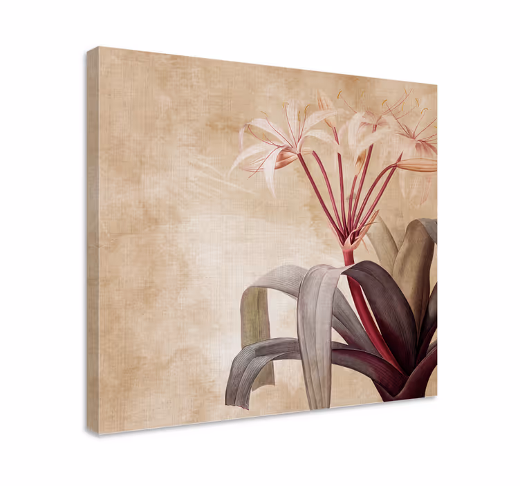 Kaunis kukka- ja kasvikompositio canvas-taulu - Tenstickers