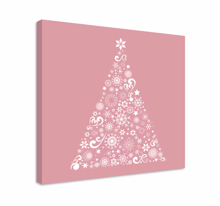 Juhlavakukkainen puu canvas taulu - Tenstickers