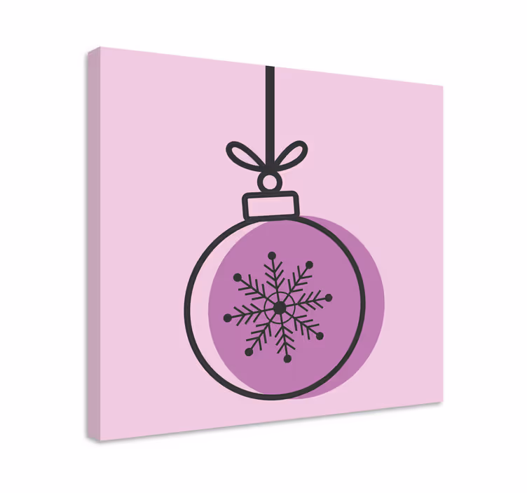 Joulu sarjakuva pallo canvas joulu - Tenstickers