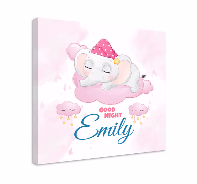 Suloiset unet norsu canvas taulu - Tenstickers