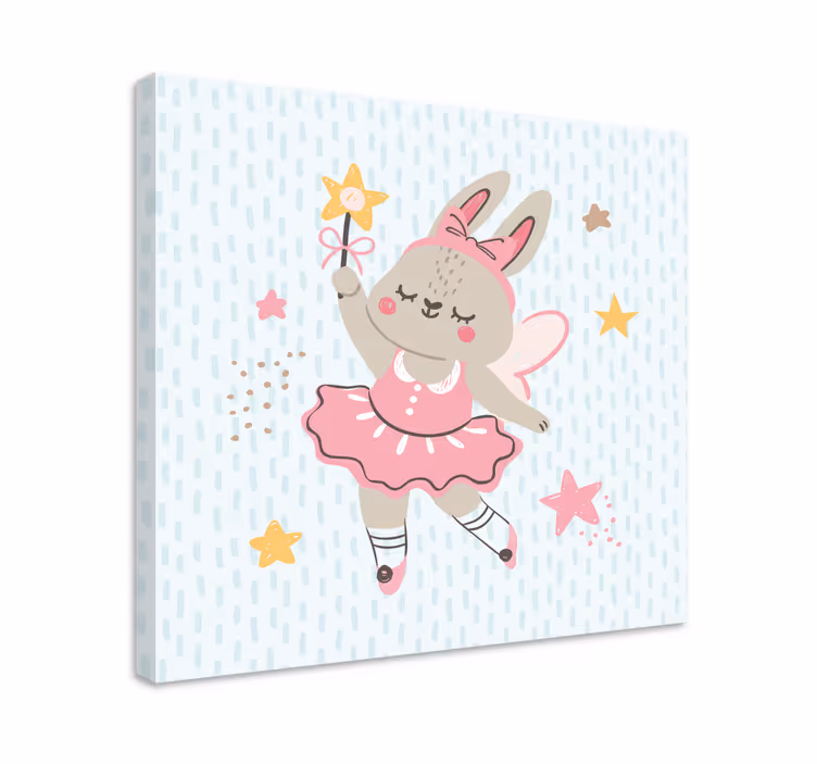 Ihmis canvas taulu balettikani keijukainen - Tenstickers