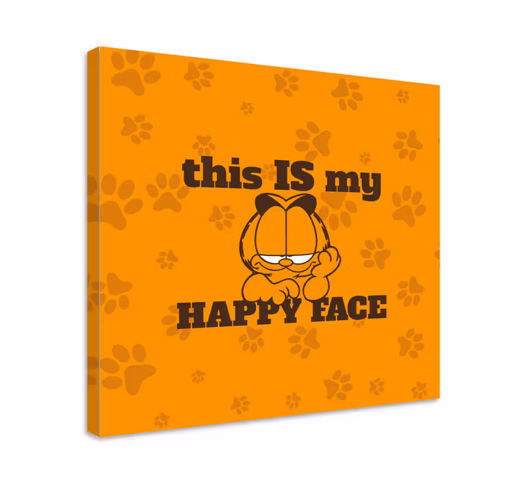 Iloinen kissa canvas-taulu - Tenstickers