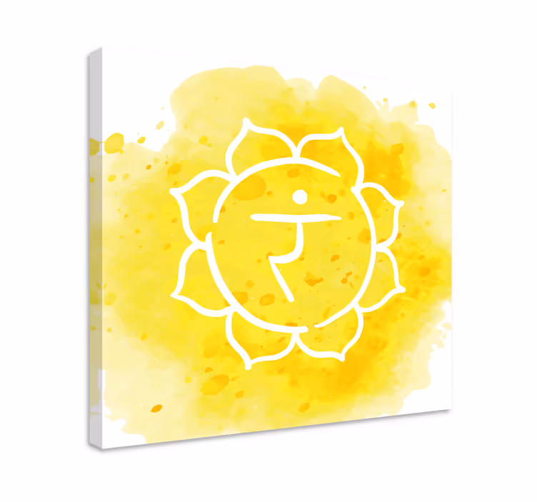 Zen canvas taulu chakra symboli - Tenstickers