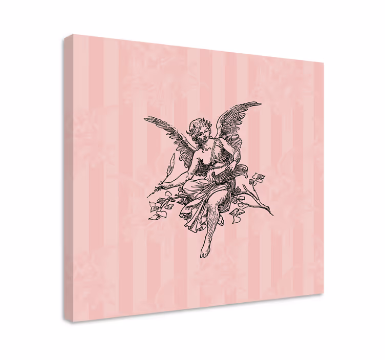 Toile jouy kuvio art design vintage canvas - Tenstickers