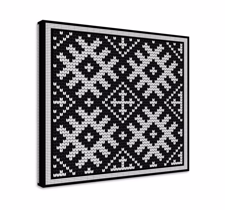 Moderni canvas taulu tyylikäs kuviointi - Tenstickers