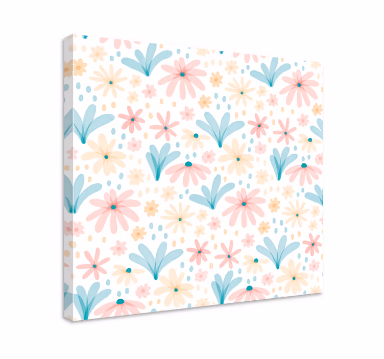 Kukka ja kasvi canvas taulu kukkakuosisena luomuksena - Tenstickers