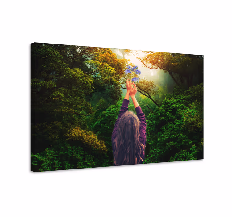 Siro luonnon syleily maisema canvas taulu - Tenstickers