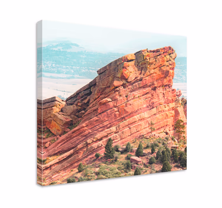 Majesteettinen kivimuodostelma maisema canvas taulu - Tenstickers