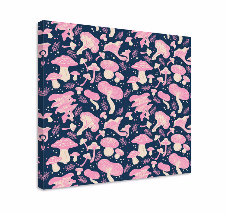 Sieni ja kasvi canvas taulu - Tenstickers