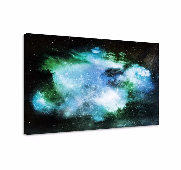 Taivaallinen galaksi maisema canvas taulu - Tenstickers