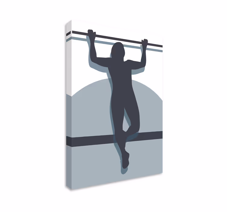 Urheiluvoima-asento canvas-taulu - Tenstickers