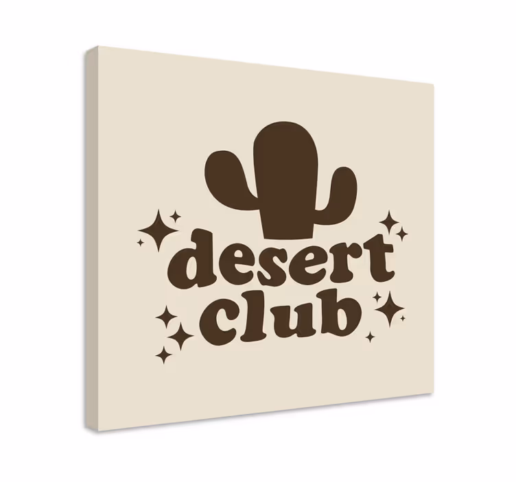 Erämaakerho canvas taulu sanonnat - Tenstickers