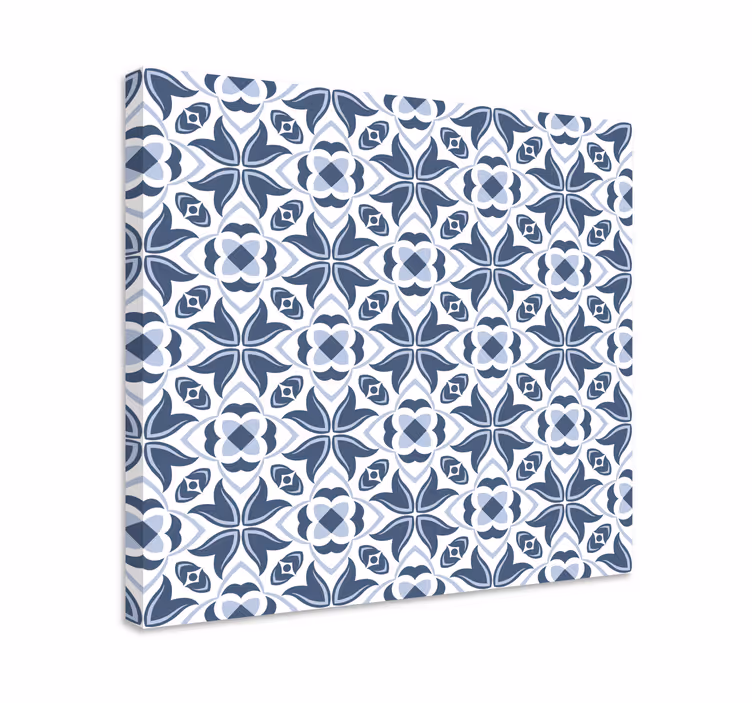 Tyylikäs kukkakuosi koriste canvas taulu - Tenstickers