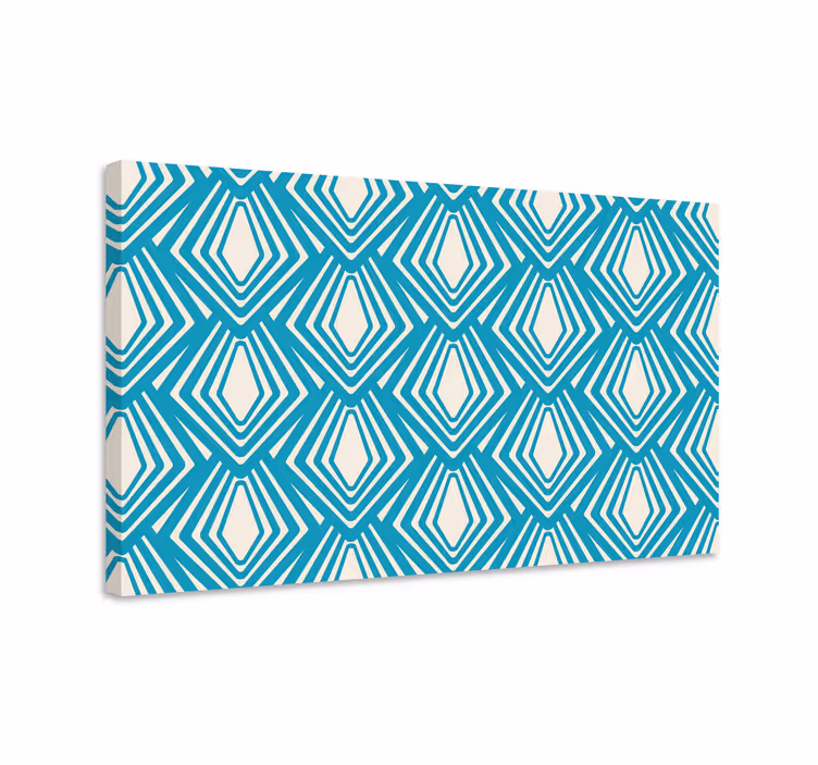 Geometrinen timanttimalli canvas taulu - Tenstickers
