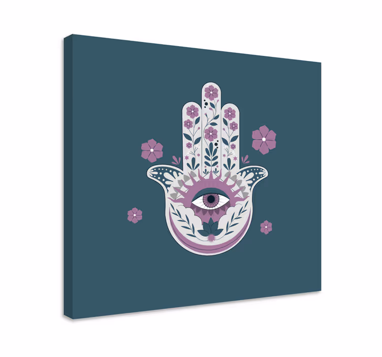 Fatiman käsi joogamatto taide canvas - Tenstickers