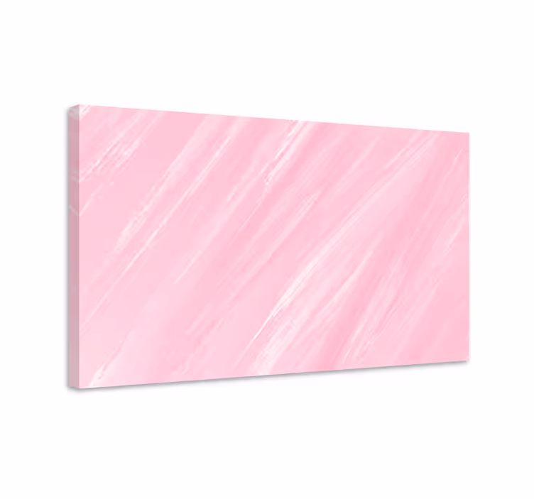 Kawaii-tyylinen vaaleanpunainen maali taide canvas - Tenstickers