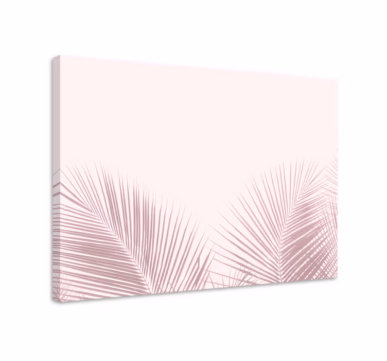 Elegantit palmulehdet kukka ja kasvi canvas taulu - Tenstickers