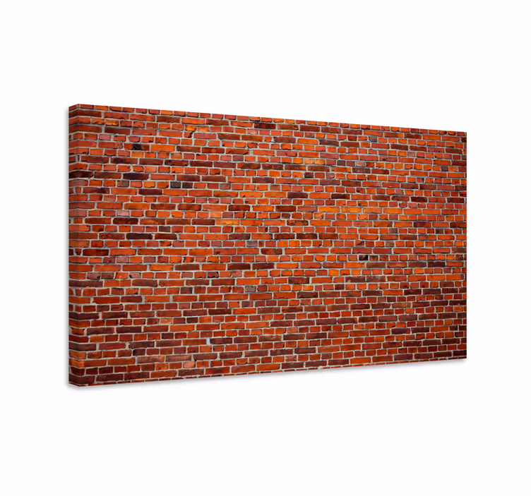 Koriste canvas taulu teksturoitu tiilikuosi - Tenstickers