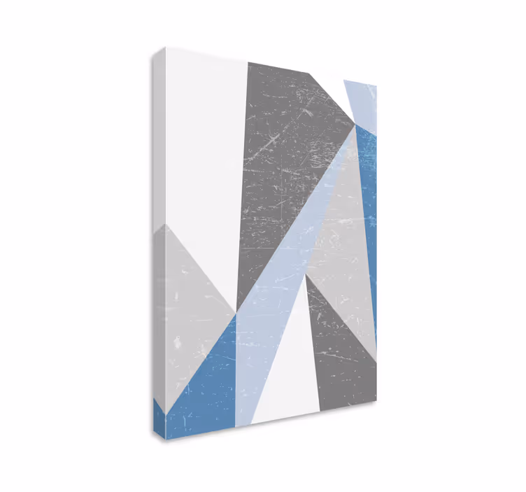 Abstraktit kulmamuodot geometrinen canvas taulu - Tenstickers