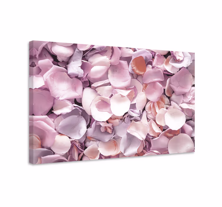 Kukkalehtikokoelma kukka ja kasvi canvas taulu - Tenstickers