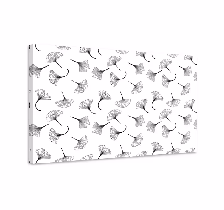 Ginkgo leaf inspiraatio kukka ja kasvi canvas taulu - Tenstickers