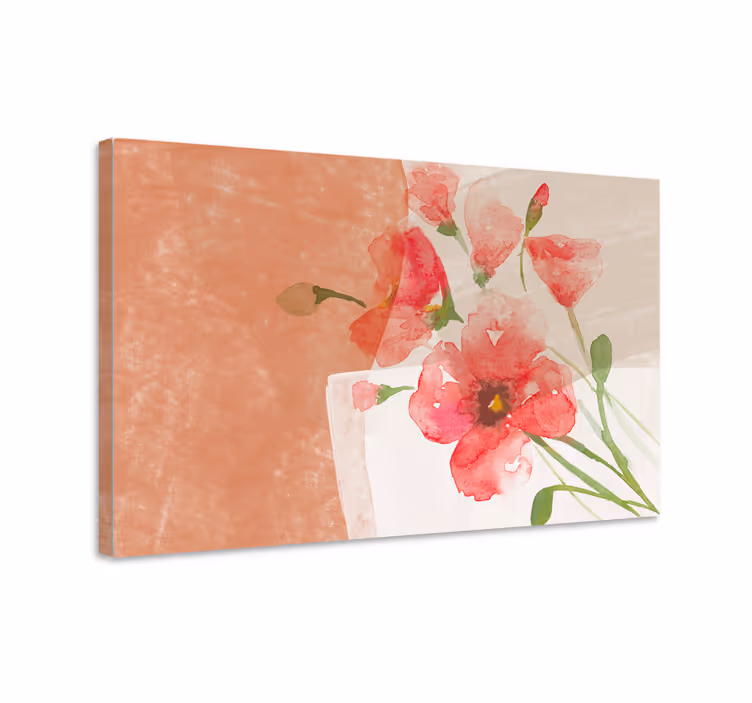 Kukka unelma nykytaide canvas taulu kukka - Tenstickers